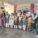 किस्मत न्यूज़ रतलाम.एकीकृत शासकीय नित्यानंद उच्चतर माध्यमिक विद्यालय धोसवास में प्रवेश उत्सव मनाया