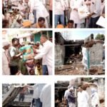 मोहदा बर्राढाना में भीषण आगजनी: 25 मकान जलकर राख*   *पीड़ितों की मदद को पहुंचे कांग्रेस जिला अध्यक्ष, तत्काल राहत पहुंचाई*